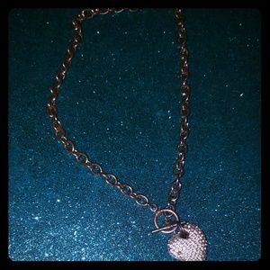 Crystal heart necklace